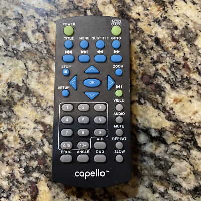 Original Capello TV Remote Control for CVD2216 , CVD2216BLK 