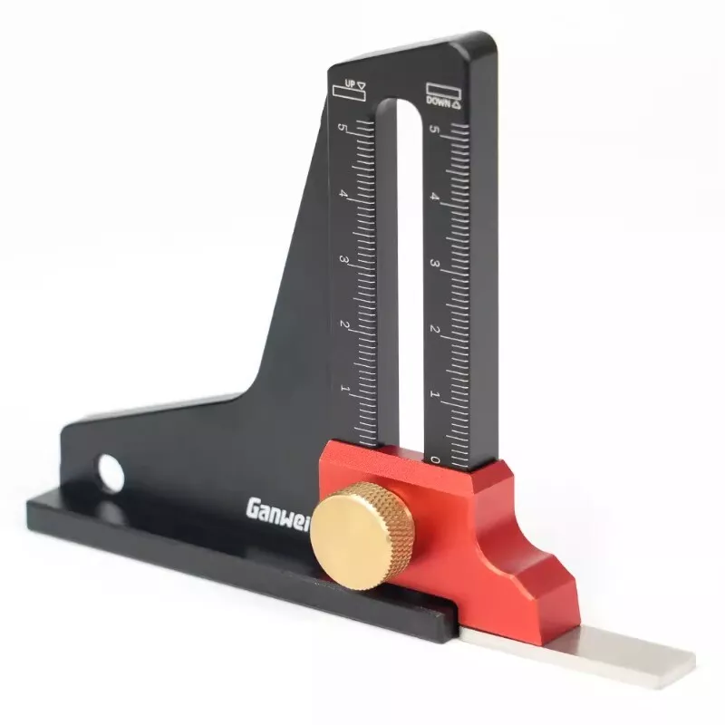 Woodworking Height Gauge Depth Measurement Tool Saw Table Adjustment Ruler