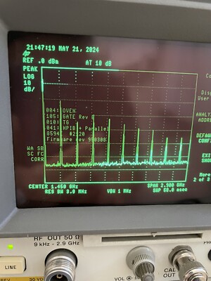 HP Agilent Keysight HP 8594 Spectrum Analyzer 4 Opts Tracking Generator TG 010