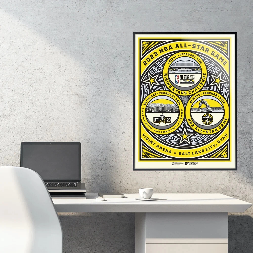 Phenom Gallery 2023 NBA All Star Game Poster