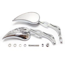 Chrome Motorcycle Rearview Mirror For Harley Street Glide Road Glide Road King