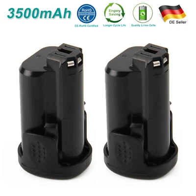 SHENTEC 2X 3500mAh 12V Li-ion Akku für Dremel B812-02 B812-01 8200 8220 8300 B812-03