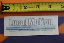 LOCAL MOTION Hawaii Surfboards Blue White Vintage Surfing STICKER Window DECAL