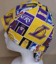 Los Angeles Lakers Custom Made Construction, Welder, Pipe-fitter, Biker Hat