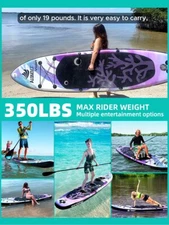 Aisunss new 10'6'' sup inflatable stand up paddle board surfboard wakeboard surf