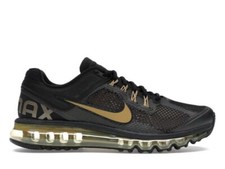 Nike Air Max 2013 Black Flat Gold - HQ1927-001 New Size