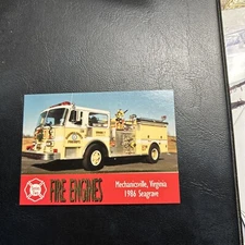 Jb98 Fama Fire Engines 1993 #131 Mechanicsville Virginia 1986 Seagrave