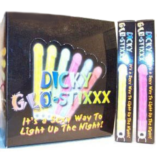 2 X Dicky Glo-Stixxx Hens Fun Bachelorette Glow Stick Pecker Shape Party Favour - Picture 3 of 10