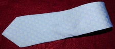 VINEYARD VINES CUSTOM COLLECTION LIGHT BLUE/WHITE KBW SIGNATURE MOTIF TIE - TIES