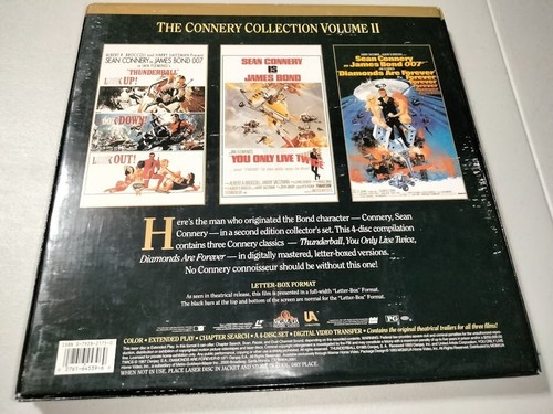 James Bond 10 Movie Laserdisc Lot Sean Connery Roger Moore George Lazenby - Imagen 17 de 19