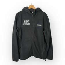 Columbia Mens size L Steens Mountain Full Zip Hoodie Jacket Night Always Comes