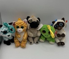 TY Beanie Boos Lot of 5 Plush Stuffed Animals Collectible With Tags