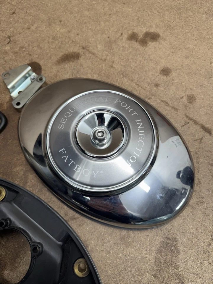 Conjunto de limpador de ar Harley Davidson 08-Later Fat Boy fabricante de equipamento original - Imagem 2 de 4