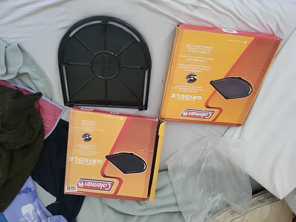  Coleman Cast Iron Griddles - Image 4 of 4