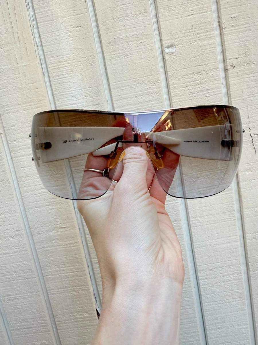 Armani Exchange Womens Brown Gradient Oversized Butterfly Sunglasses AX025/N/S Armani Exchange Butterfly Sunglasses for Women for sale | eBay main image 4