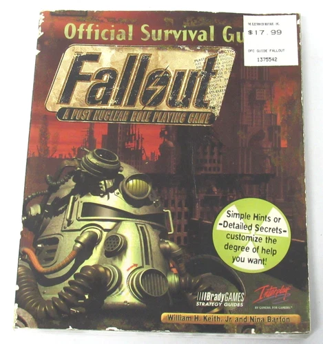 Brady Games Official Survival Guide Fallout 1 A Post Nuclear Role Play 1997