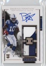 2018 Panini Impeccable Helmet & Nameplate /25 Daurice Fountain #110 Auto 6o3