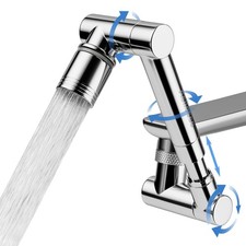 1440 swivel faucet extender, sink faucet aerator extender, swivel extendable fil
