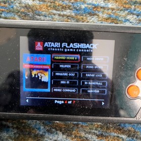 Atari Flashback Portable Handheld Console w/ Preloaded Games TESTED D10510