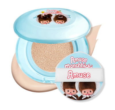 AMUSE x Monchhichi Limited Edition Airy Pore Cover Cushion Foundation