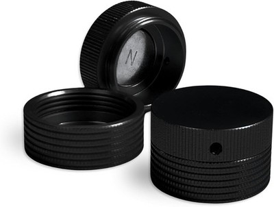 Cru5h Billiards Magnetic Pool Cue Chalk Holder For TAOM Chalks Round | Aluminum