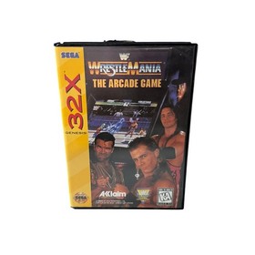 WWF Wrestlemania The Arcade Game (Sega Genesis 32X, 1995) Authentic CIB Complete