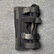 Soporte ortopédico inmovilizador de rodilla negro unisex universal NECESITA LAVADO