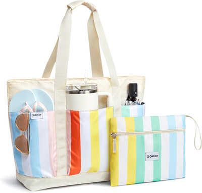 G4Free 35/50L Strandtasche Handtasche Damen Tote Tasche Shopper Große Umhängetas