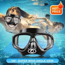 Adult Scuba Diving Mask Full Face Snorkel Set Anti Fog Swim Swimming Equipment