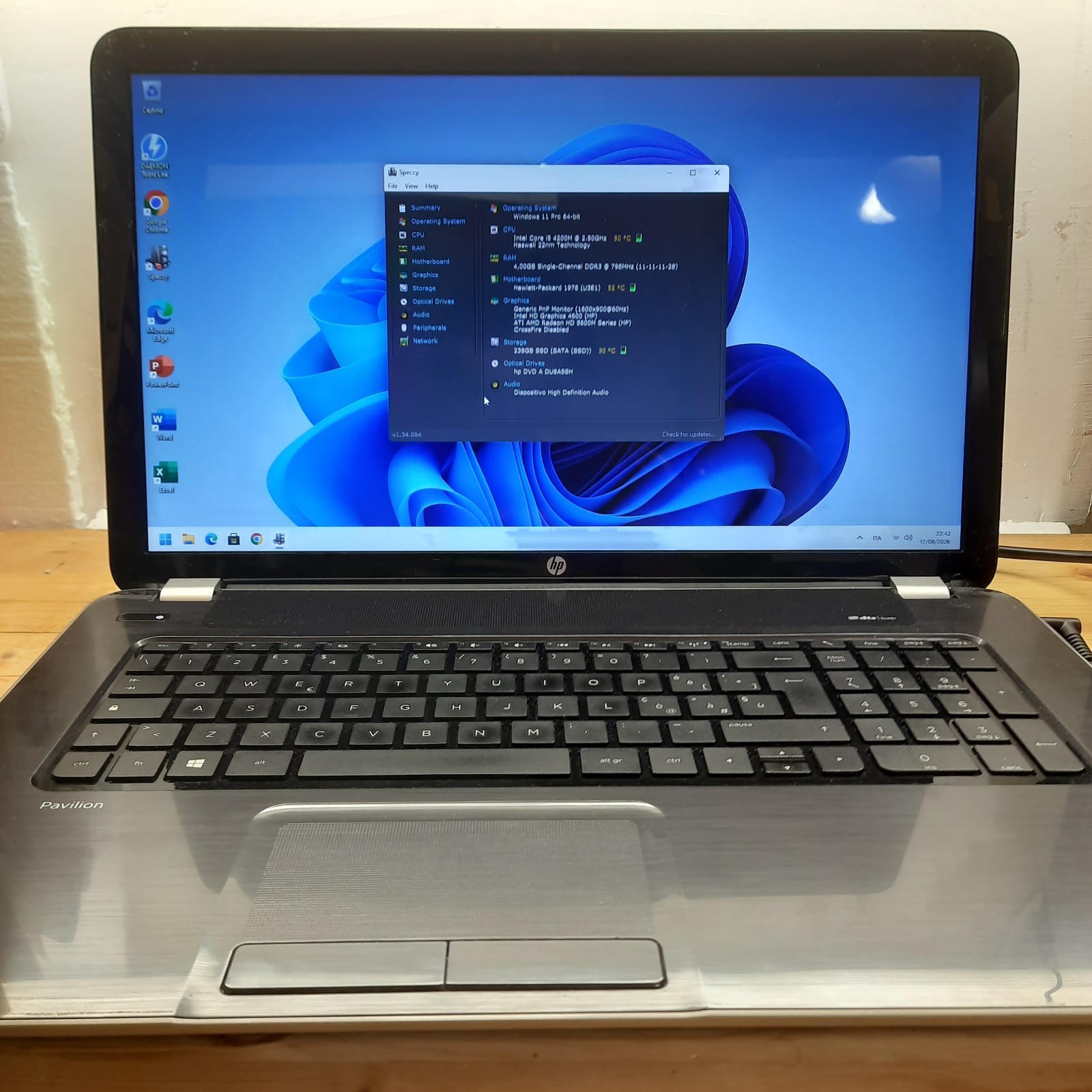 PC PORTATILE NOTEBOOK HP I5 AMD RADEON 2 GB 17 WIN11 OFFICE SCUOLA UFFICIO