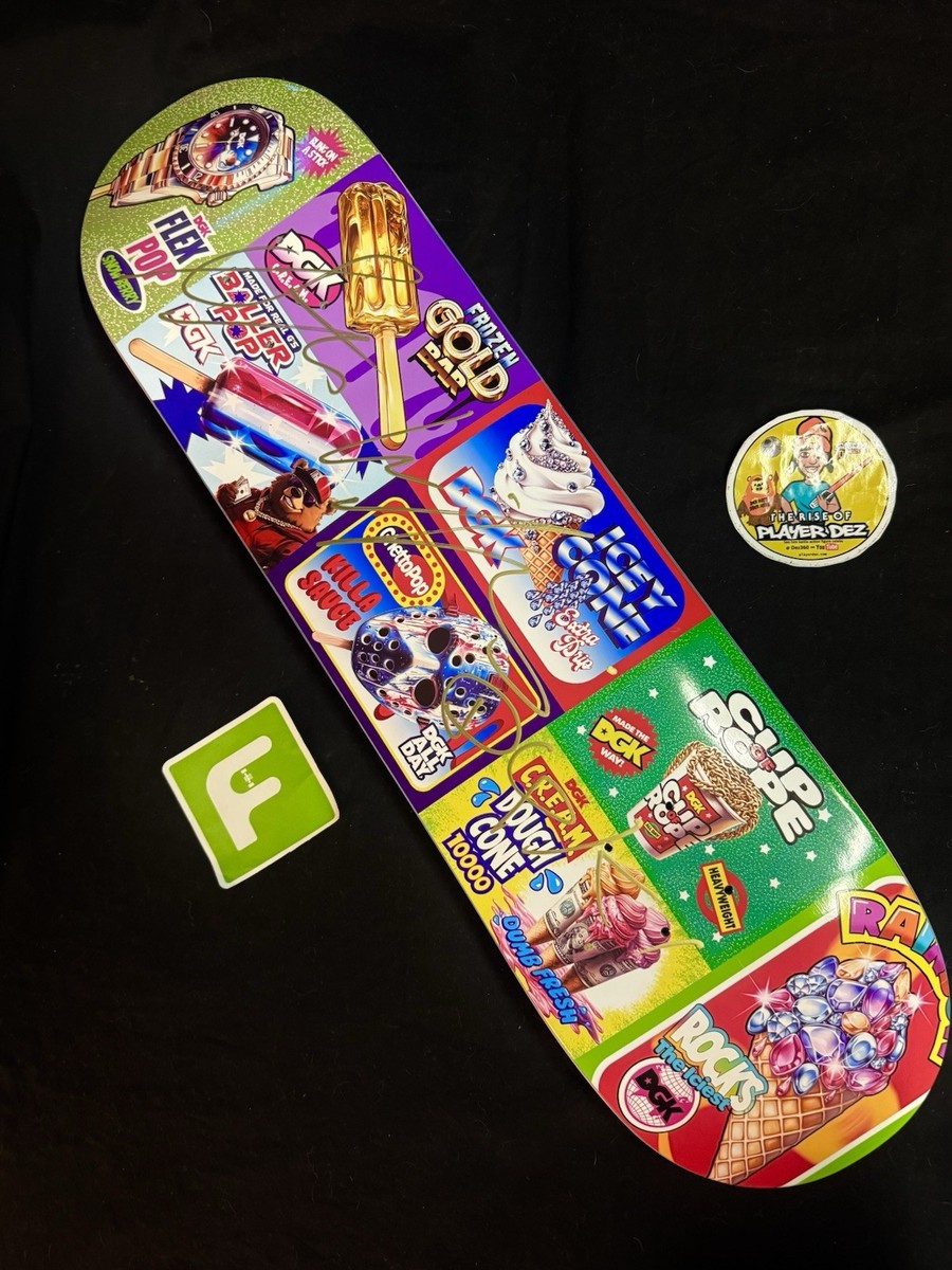RARE SIGNED Stevie Williams Frost Ice DGK Skateboard Deck