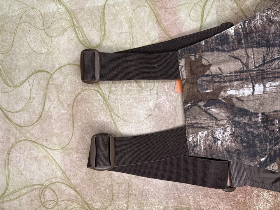 Field & Stream Camo Camouflage Overalls Bibs Sz Youth L Realtree new with tags - Image 4 of 4