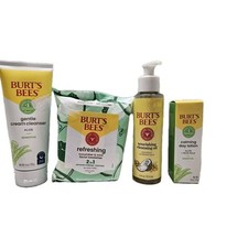 Burts Bees Lot Of 4 Facial And Skin Care Products.