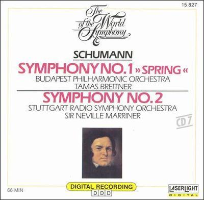 Schumann : Symphonies Nos. 1 (''Spring'') and 2 - Sealed CD (1989)