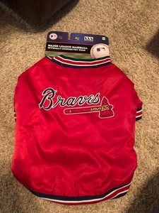 atlanta braves dog shirt