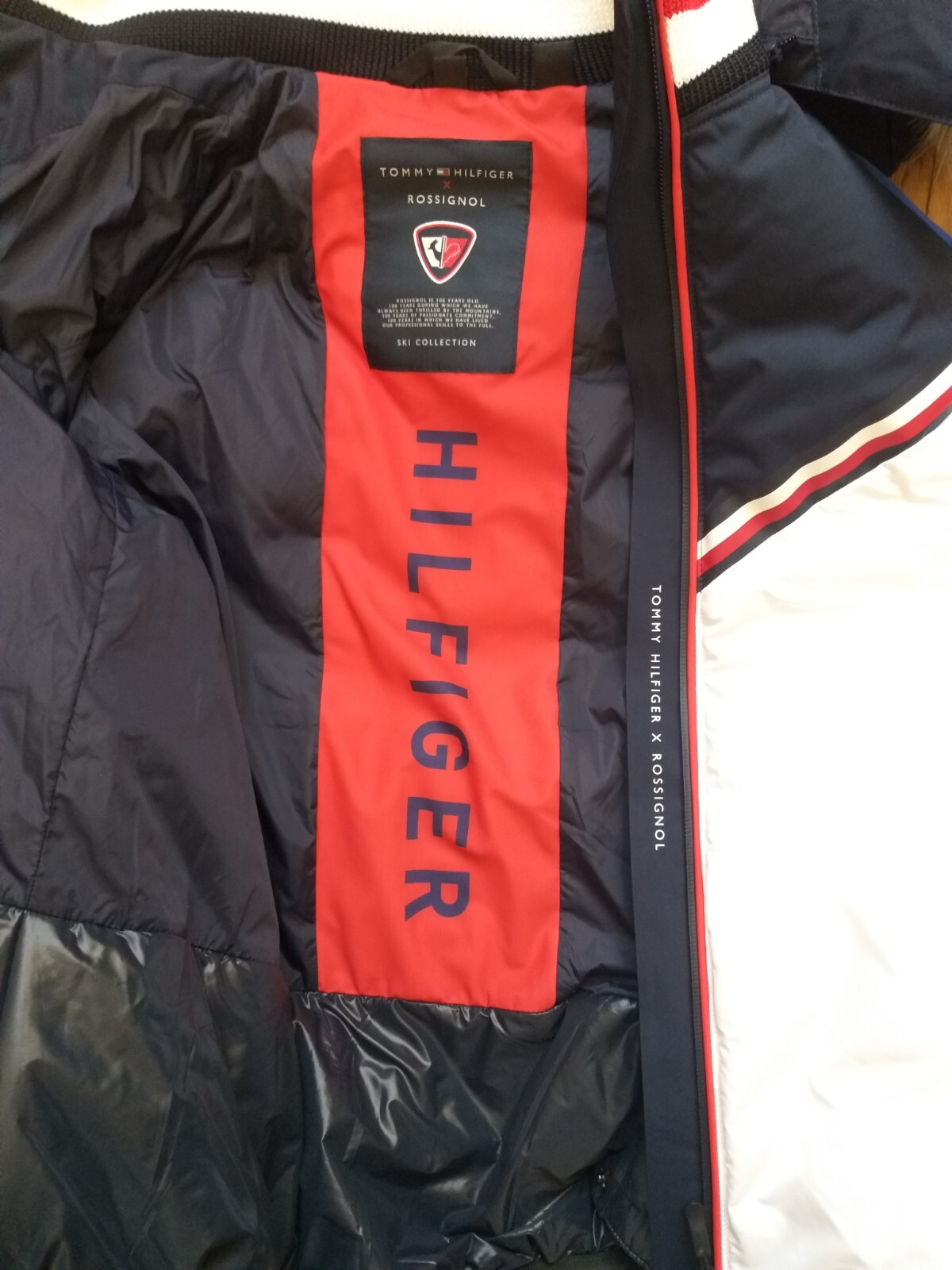 TOMMY HILFIGER X ROSSIGNOL women's ski down jacket size L image 10