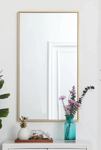 Elegant Lighting MR42036BR - Mirrors Home Decor -Gold Frame 20x36 - Picture 4 of 4