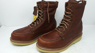 8 wedge work boots
