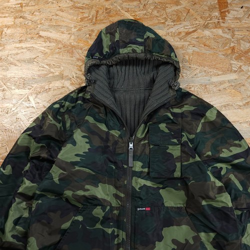 Schott Nyc Double Sided Reversible Jacket Camo Military Outdoor Men Wool Nylon S - Picture 11 of 14