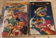 The Care Bears Movie 1  2 VHS Clamshell Lot Of 2 MGM Columbia Tristar