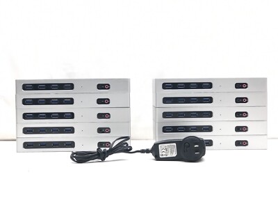 Lot of 10 StarTech DK30A2DH USB 3.0 Docking Station W/ Power Supplies