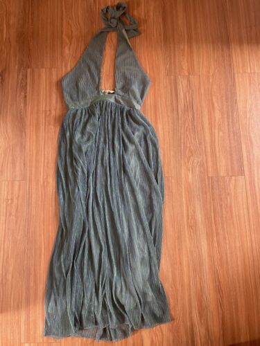 NEW Green Flowy Midi Dress Size: L/12 - Picture 1 of 4