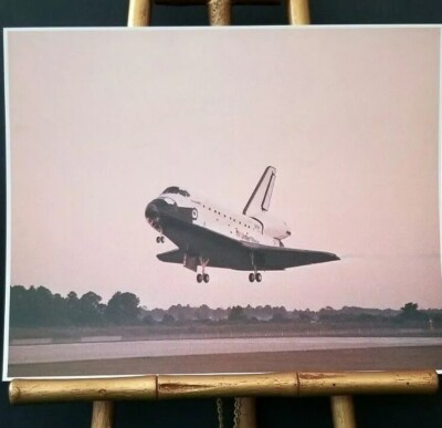 Space Shuttle Orbiter Landing NASA Photo #F-042 - 8X10'' Space Shuttle Columbia