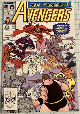 Avengers #312 NM Paul Ryan Cover VS Freedom Force 1989 Marvel Comics