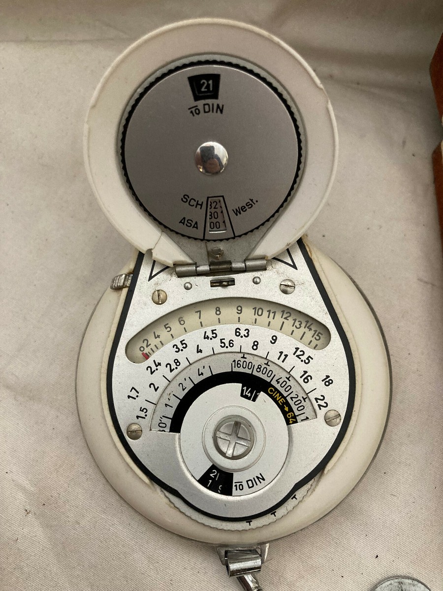 Bertram バートラム　露出計 Vintage Bertram Chrostar Light Meter w/Box Instructions Excellent