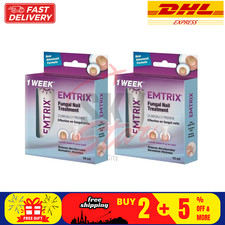2 X EMTRIX Fungal Nail Treatment 10ml DHL Express