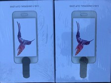 MEMTEQ 5 in 1 Universal Clip-On Photo Lens, 180 Degree Fisheye 0.65X Wide Ang