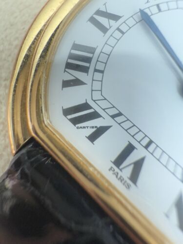 Vintage Cartier Ellipse Jumbo LM 78091 18k Manual Paris Dial Watch - Picture 4 of 5