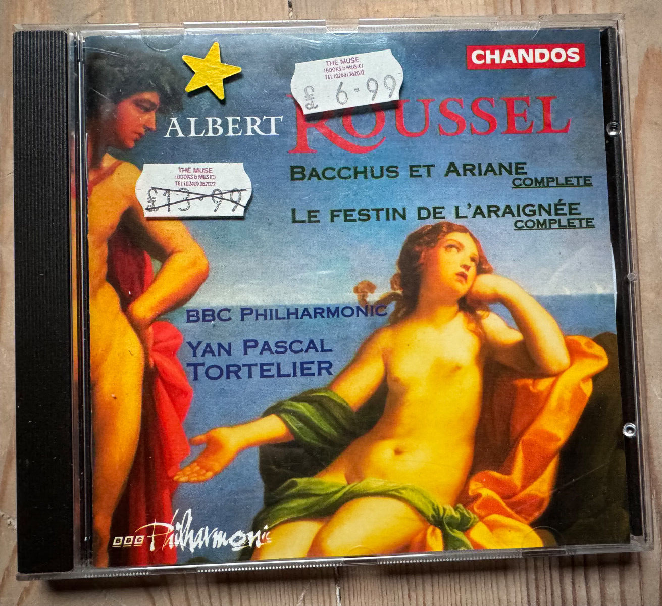 Roussel: Bacchus et Ariane; Le Festin de l'Araignée Yan Pascal Tortelier CD