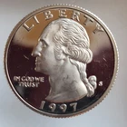 1997 -S Silver Washington Quarter Proof - San Francisco Mint
